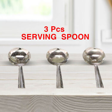 17 Pcs Colored Stainless Steel Storage Set + 3 Pcs Serving Handi Set + 3 Pcs Serving Spoon + Free 12 Pcs Storage Set (55SS2)