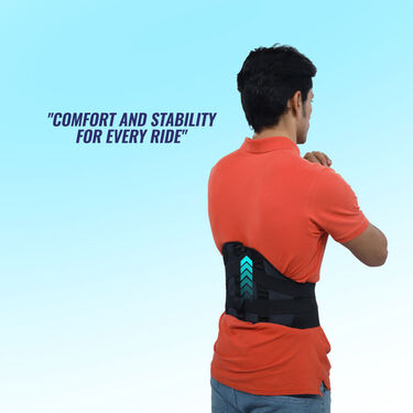 Motorcycle Riders Back & Posture Support Belt (BS03)
