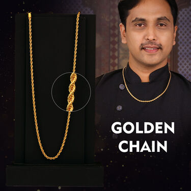 3 Golden Chain + Bracelet (MGJ31)