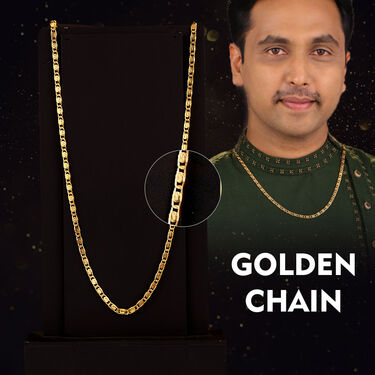 3 Golden Chain + Bracelet (MGJ31)