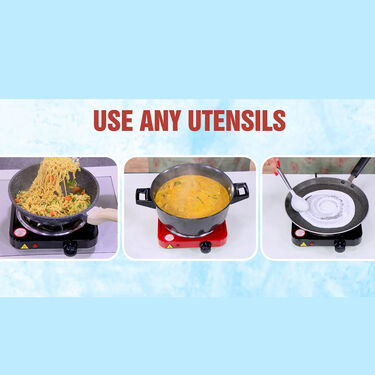 Electric Flameless Cooking Stove with Heat Adjustment (ECS4)
