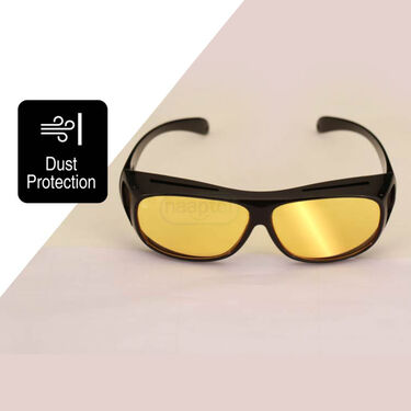 HD Night Vision Wrap Around Goggles With Safety Free Night light For Helmet (NVNLH)