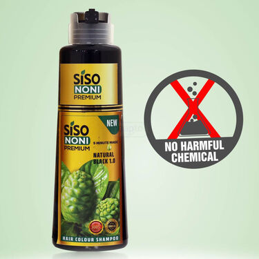 Noni Hair Color Shampoo with Free Anti Fade Hair Serum