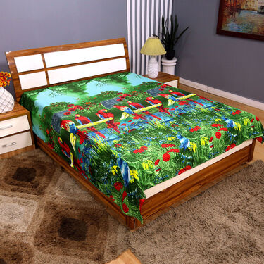 Pack of 12 New Nature Print Double Bedsheets (12BS6)