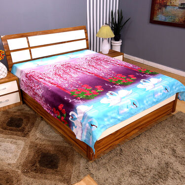 Pack of 12 New Nature Print Double Bedsheets (12BS6)