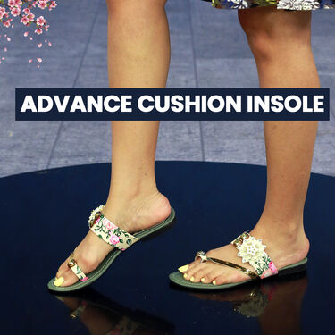 Pack of 2 Designer Ladies Sandals + Golden Watch Free (LSW1)