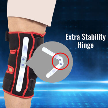 Pack of 2 Magnetic Knee Support for Pain Relief with Hinge (PRS18)