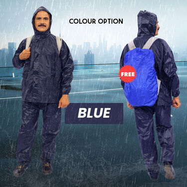 Pick Any 1 Colored Raincoat with Colored Rain Protector Cover for Bag (RCP-3)