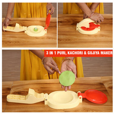 Puri & Kachori Maker + 8 Pcs Snack Makers (PK1)
