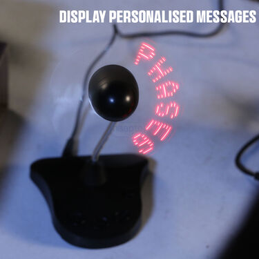 USB Message Fan + FREE Emergency Pocket Powerbank (UPMF)