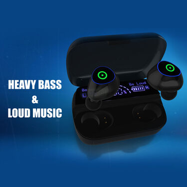 Wireless Bluetooth Earbuds With Inbuilt Screen (C-Type Charger) (M10)