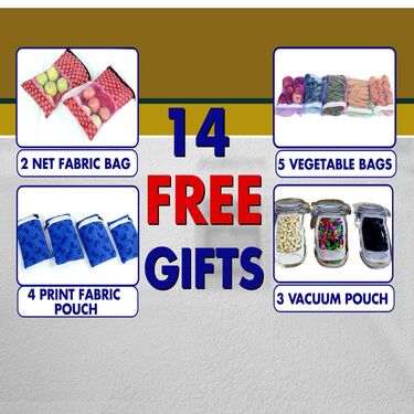 7 Pcs Geometric Fridge Cover Set 14 Free Gifts