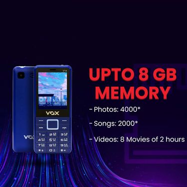 Vox Big Screen with 4x Big Battery Mobile (V14)
