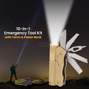 Portable Multifunction Tools+Torch+Emergency Powerbank (PB11)