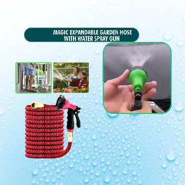 Magic Expandable Garden Hose With Water Spray Gun (CHNGHP)