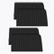 Magnetic Car Side Window Sunshade Curtains - Pack Of 4