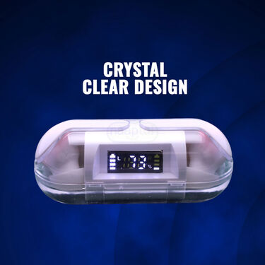 Transparent Capsule Shape Earpods With Charging Case (TWS72)
