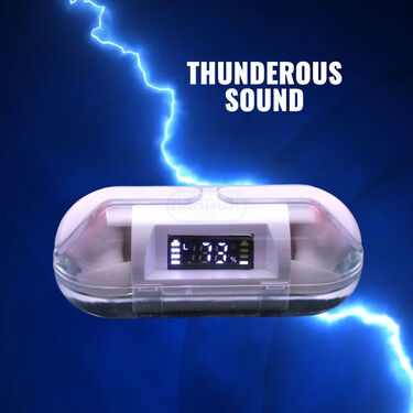 Transparent Capsule Shape Earpods With Charging Case (TWS72)