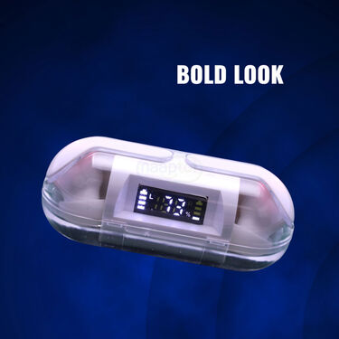 Transparent Capsule Shape Earpods With Charging Case (TWS72)