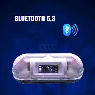 Transparent Capsule Shape Earpods With Charging Case (TWS72)