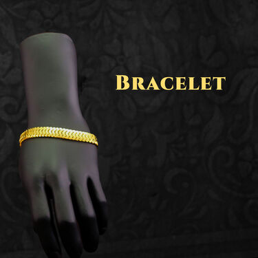 2 Golden Chain + Bracelet + Ring + Free Watch (2GCBRW13)