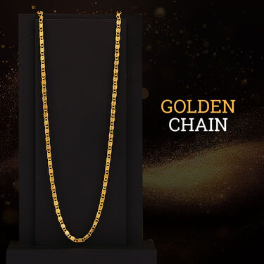 2 Golden Chain + Bracelet + Ring + Free Watch (2GCBRW17)