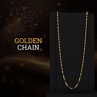 2 Golden Chain + Bracelet + Ring + Free Watch (2GCBRW17)