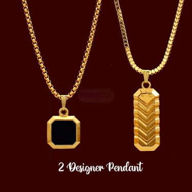 2 Golden Chain with Pendant  (MGJ38)
