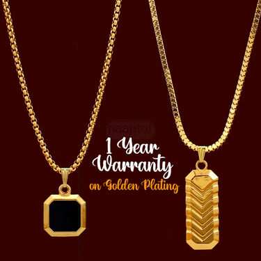 2 Golden Chain with Pendant  (MGJ38)