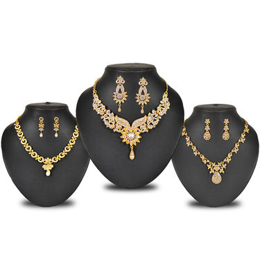 3 Austrian Diamond Jewellery Sets (3AUD1)