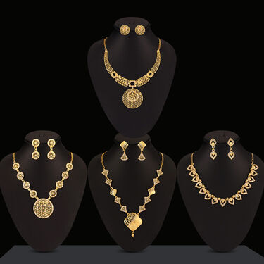 3 Austrian Diamond Necklace Set + 1 Free Necklace Set (4AUD13)