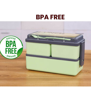 3 Compartment Lunch Box - Buy 1 Get 1 Free (3CRTB)