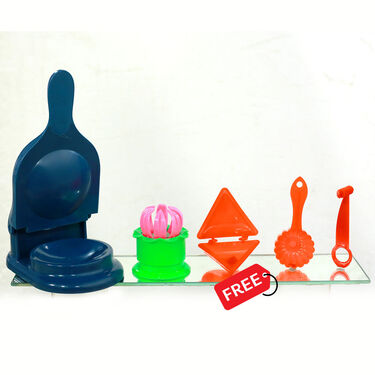3 in 1 Puri Kachori & Gujiya Maker + Free 4 Pcs Snack Maker (PKG3)