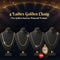 4 Ladies Golden Chain + Free Golden Austrian Diamond Pendant (4LGCFP2)