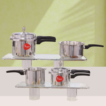 4L + 3L + 2L + 1L Complete Pressure Cooker Combo (4PC1)