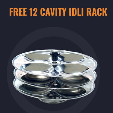 5 + 3 Ltr Pressure Cooker & Pressure Pan Combo + Free Idli Rack + Free Chirata + Free Puttu Maker (1PC1PP2)