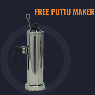 5 + 3 Ltr Pressure Cooker & Pressure Pan Combo + Free Idli Rack + Free Chirata + Free Puttu Maker (1PC1PP2)