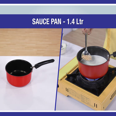 6 Pcs Ceramic Coating Nonstick Cookware Set