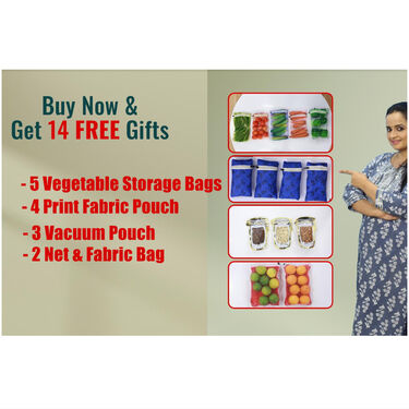 7 Pcs Decorative Fridge Cover Combo with 20 Free Gifts (7F4)