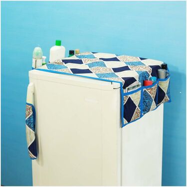 7 Pcs Diamond Fridge Cover Set with 14 Free Gifts