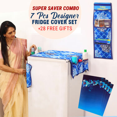 7 Pcs Super Saver Autumn Fridge Cover Combo with 28 Free Gifts (7SF5)