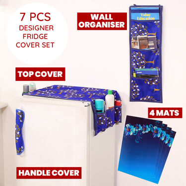 7 Pcs Super Saver Autumn Fridge Cover Combo with 28 Free Gifts (7SF5)