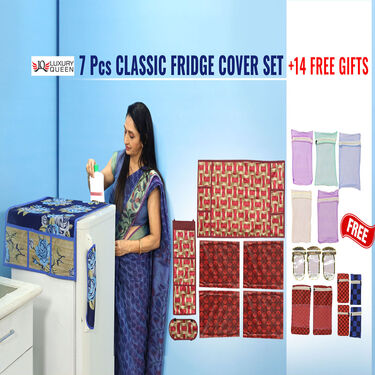 7 Pcs Classic Fridge Cover Set + 14 Free Gifts