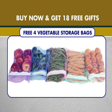 7 Pcs Mega Fridge Cover Combo with 18 Free Gifts