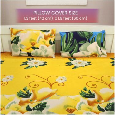 Pack Of 8 Double Besdsheets with 16 Pillow covers + 2 Matress Lifter Free (8BS52)