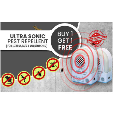 Advanced Ultrasonic Pest Repellent - BOGO