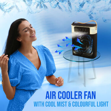 Air Cooler Fan With Cool Mist & Colourful Light (EF4)