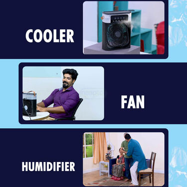 Air Cooler Fan With Cool Mist & Colourful Light (EF4)