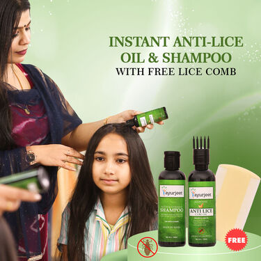 Instant Anti lice Oil & Shampoo With Free lice Comb (IALOS)