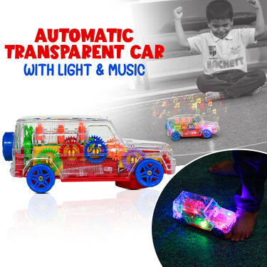 Automatic Transparent Car with Light & Music